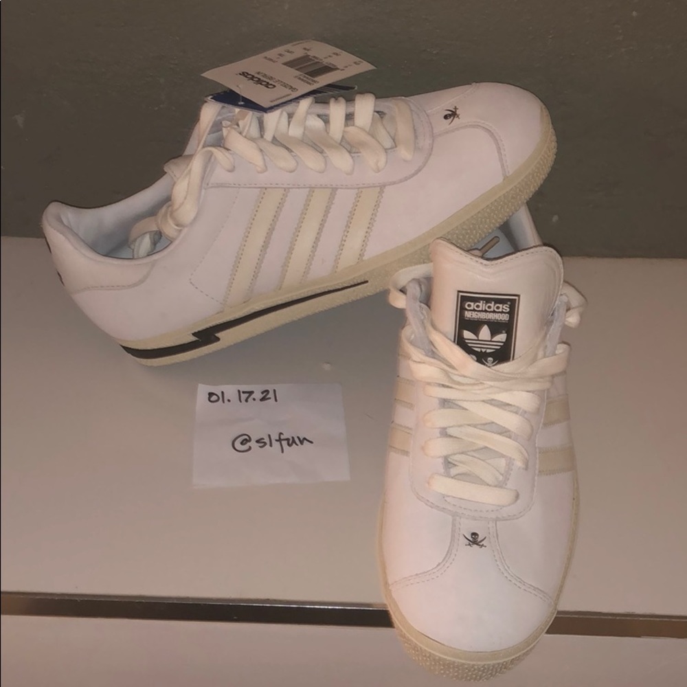 adidas Gazelle Berlin Neighborhood White NWT